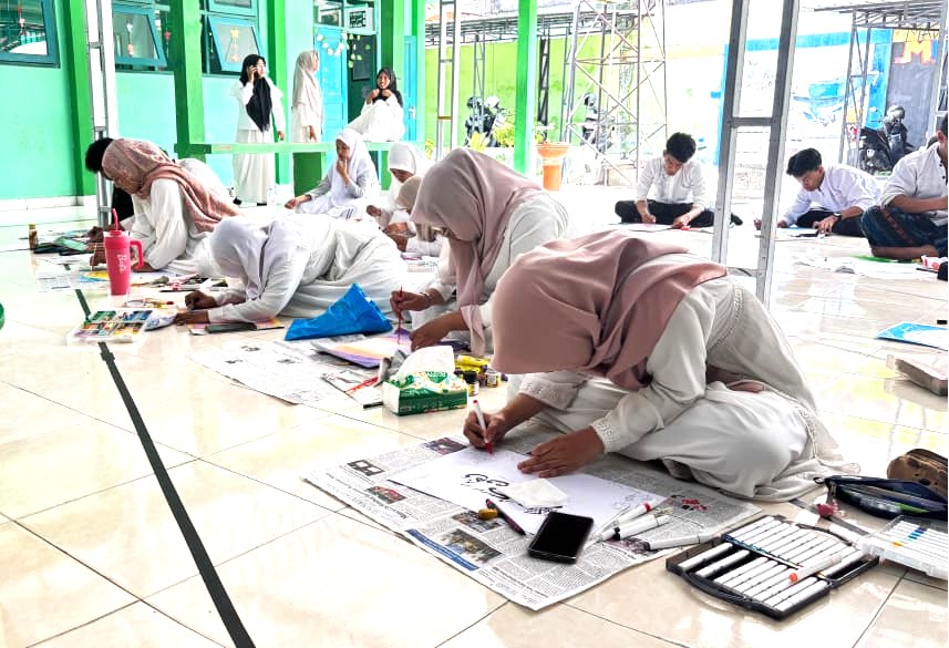 Wadahi Kreativitas Seni Santri, MAN 4 Bantul Gelar Lomba Kaligrafi di Momen Hari Santri