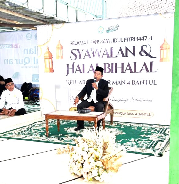 Wujudkan Harmoni, Syawalan MAN 4 Bantul Jadi Sarana Menyatukan Hati Seluruh Civitas