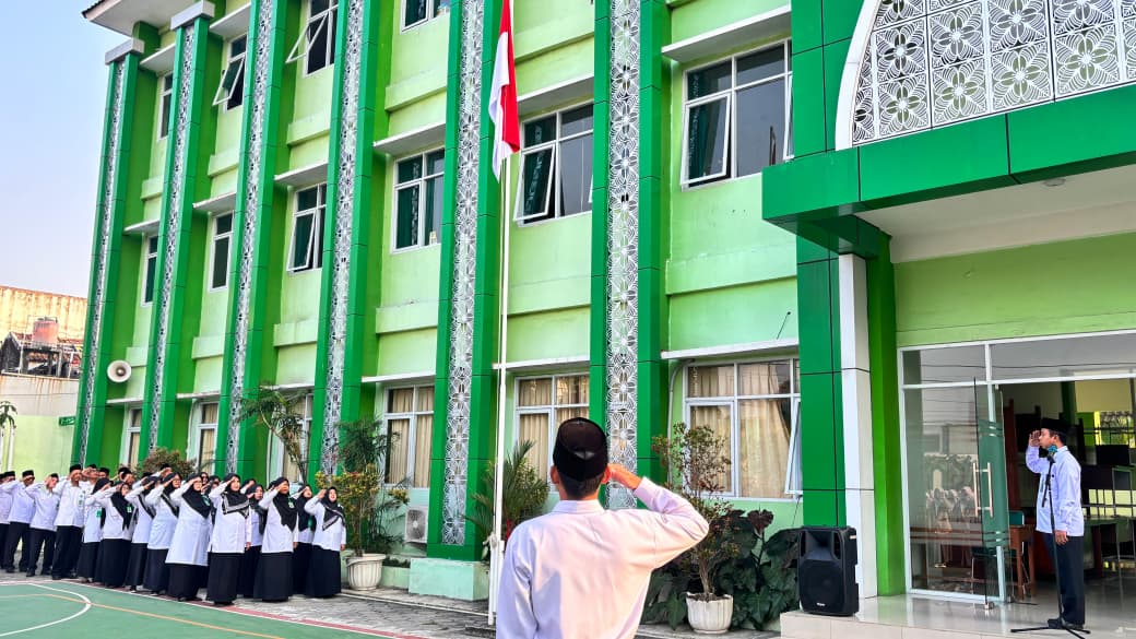 Tandai Tahun Ajaran Baru, MAN 4 Bantul Gelar Apel Perdana Sambut Murid Baru