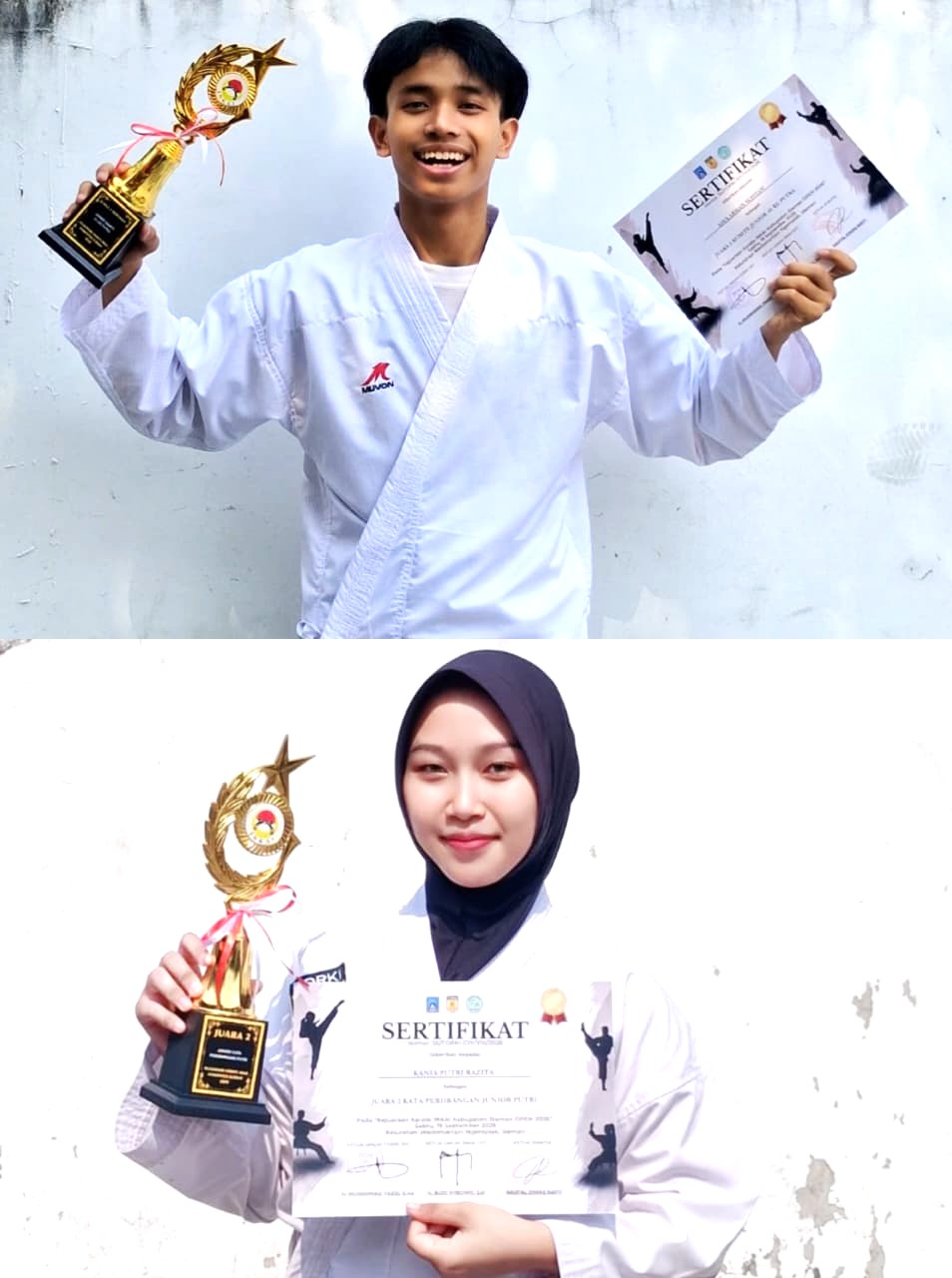 Torehkan Prestasi Karate, Asya dan Kania Harumkan Nama MAN 4 Bantul di Sleman Open 2026
