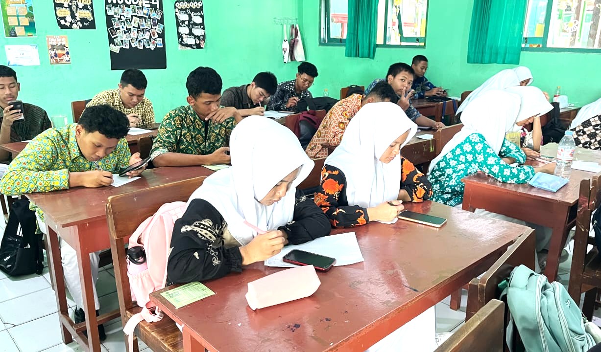 Petakan Kemampuan Dasar, MAN 4 Bantul Gelar Pre-Test Numerasi Berbasis Digital bagi Murid Baru