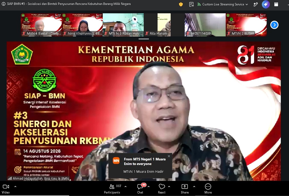 Perkuat Pengelolaan Aset Negara, Pengelola BMN MAN 4 Bantul Ikuti SIAP BMN #3