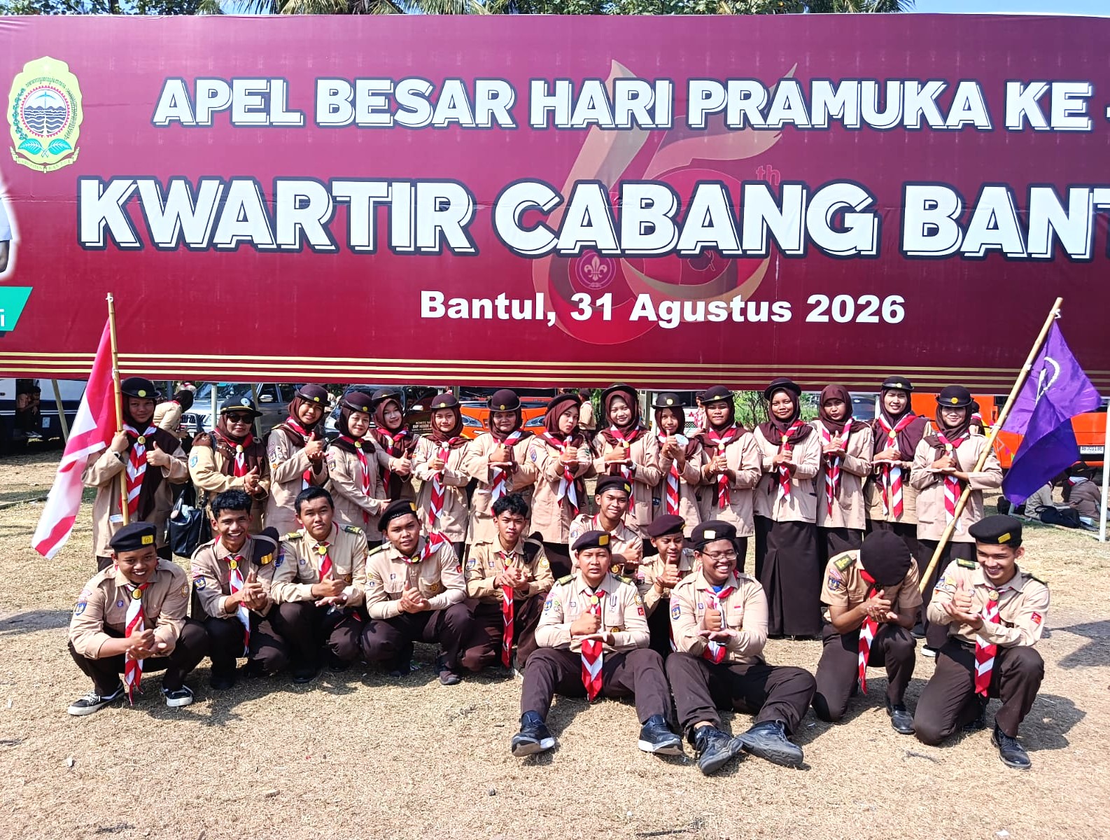 Apel Besar Hari Pramuka di Trirenggo, MAN 4 Bantul Kirimkan 27 Utusan Terbaik