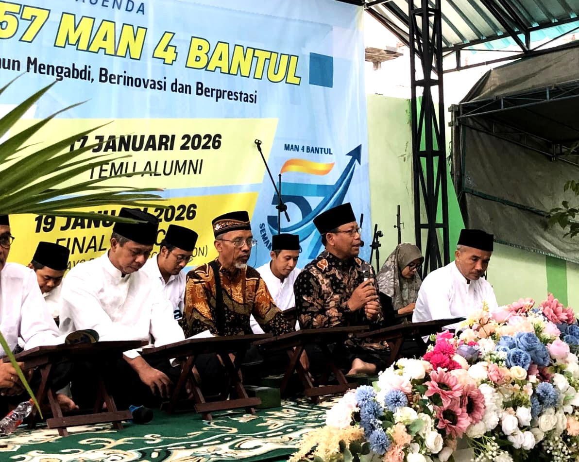 Kekuatan Doa Satukan Jiwa, Civitas MAN 4 Bantul Larut dalam Mujahadah Khidmat