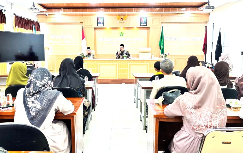 Wujudkan Visi Bersama, Komite MAN 4 Bantul Gelar Pertemuan Orang Tua Kelas XI