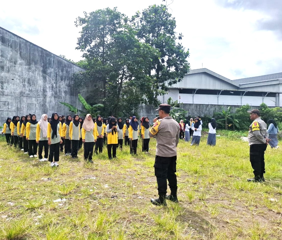 Bangun Mental Tangguh, Siswa Kelas X MAN 4 Bantul Digembleng PBB oleh Polsek Banguntapan