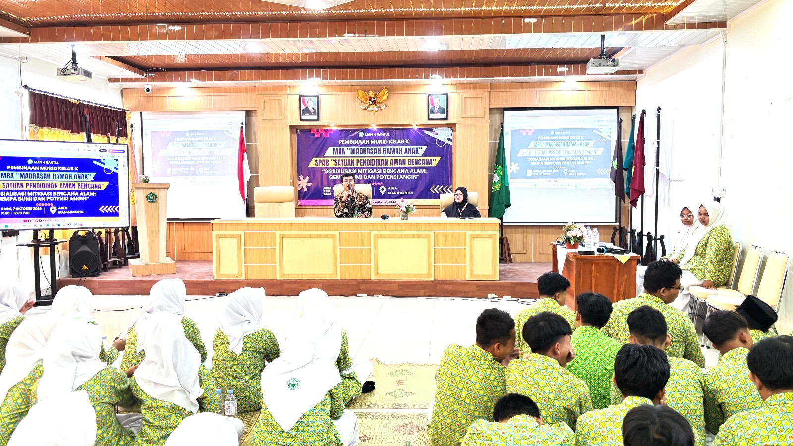 MAN 4 Bantul Bersama KSR PMI Edukasi Siswa Tanggap Bencana dan Ramah Anak