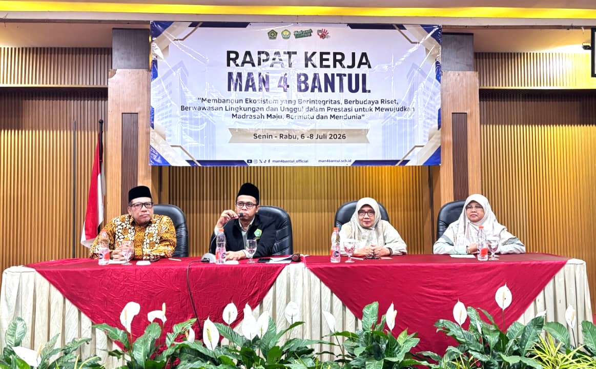 Wujudkan Transformasi Keunggulan, MAN 4 Bantul Luncurkan Visi ISTIMEWA yang Disempurnakan