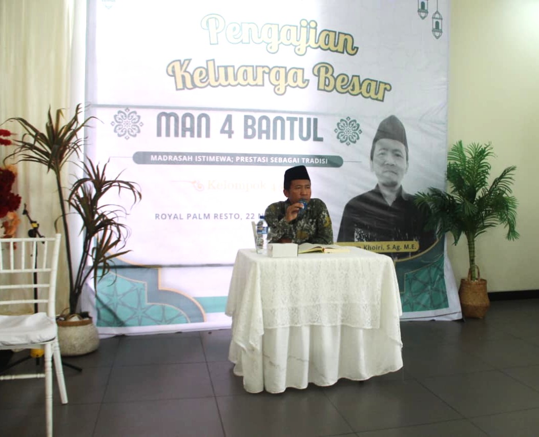 Rajut Kebersamaan, Pengajian Triwulan MAN 4 Bantul Bertabur Hikmah