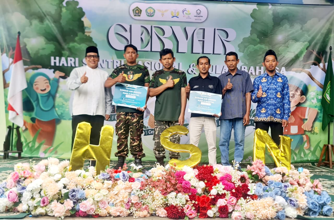 MAN 4 Bantul Salurkan Donasi Air Bersih untuk Warga Terdampak Kekeringan di Giricahyo dan Dlingo