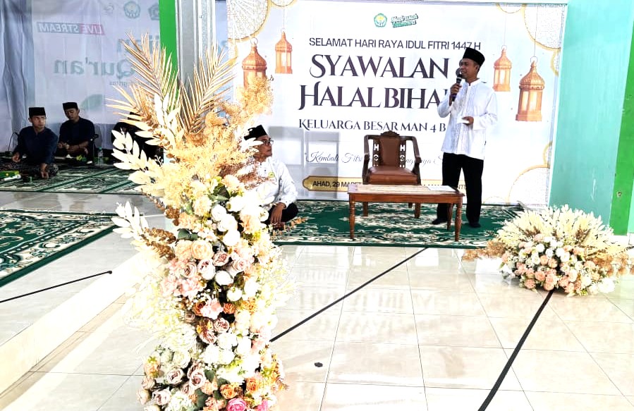 MAN 4 Bantul Gelar Halalbihalal Keluarga Besar Bersama Alumni Guru dan Pegawai