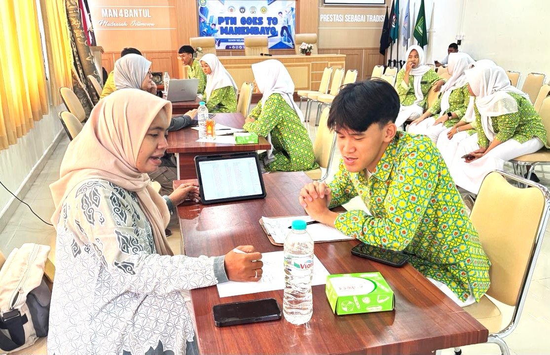 Satu Langkah Lebih Dekat ke PTN, MAN 4 Bantul Gelar Konsultasi Strategis untuk Siswa Eligible