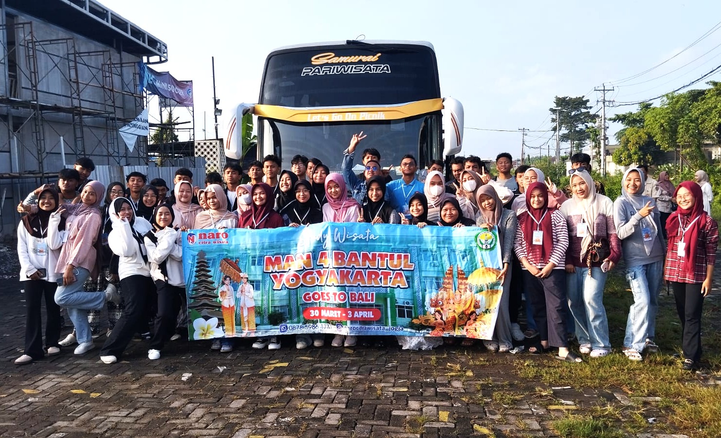 Pembelajaran Luar Kelas, MAN 4 Bantul Ajak Siswa Observasi Budaya di Pulau Dewata