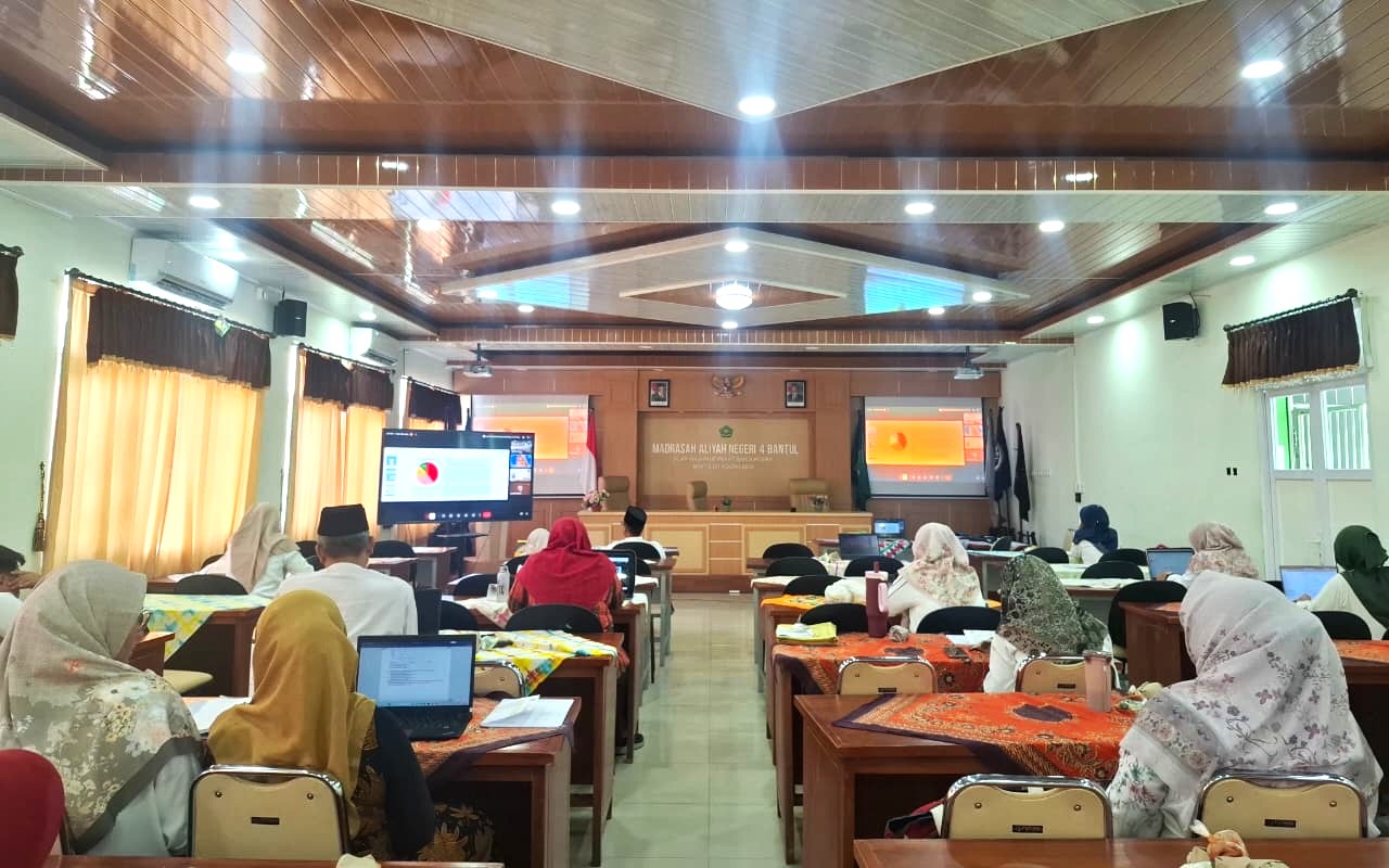 Petakan Potensi Akademis Siswa, MAN 4 Bantul Gelar Rapat Koordinasi Bersama Tim Skolla