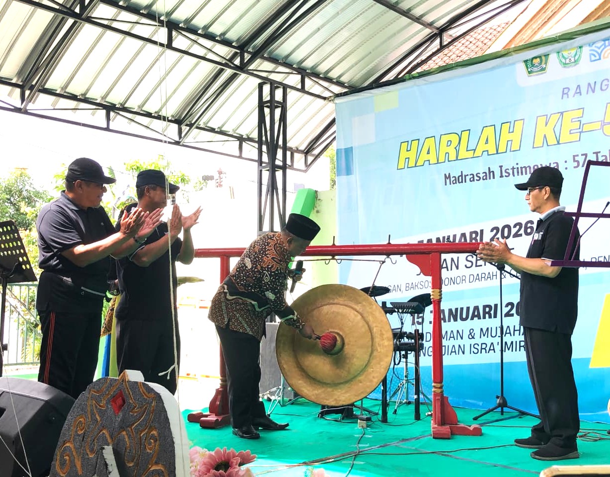 Gong Ditabuh, MAN 4 Bantul Resmi Mulai Rangkaian Perayaan 57 Tahun Penuh Makna