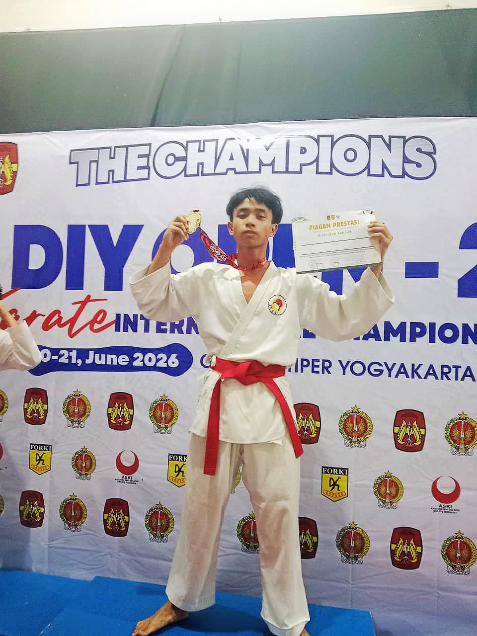 Gemilang di DIY Open 2 2026, Murid MAN 4 Bantul Sabet Gelar Juara Karate