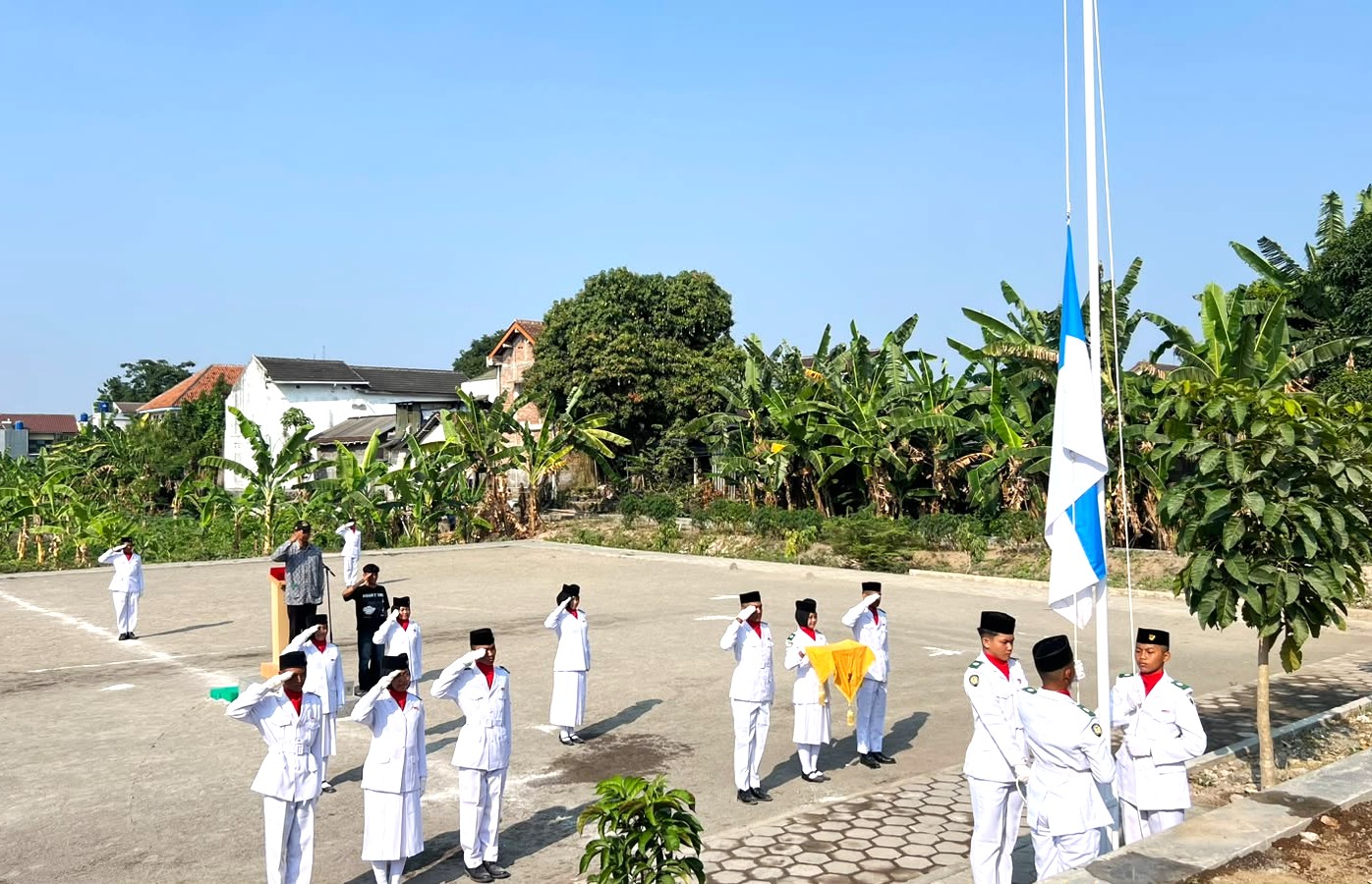 Mantapkan Persiapan Upacara 17 Agustus, MAN 4 Bantul Gelar Gladi Bersih HUT RI Ke-81
