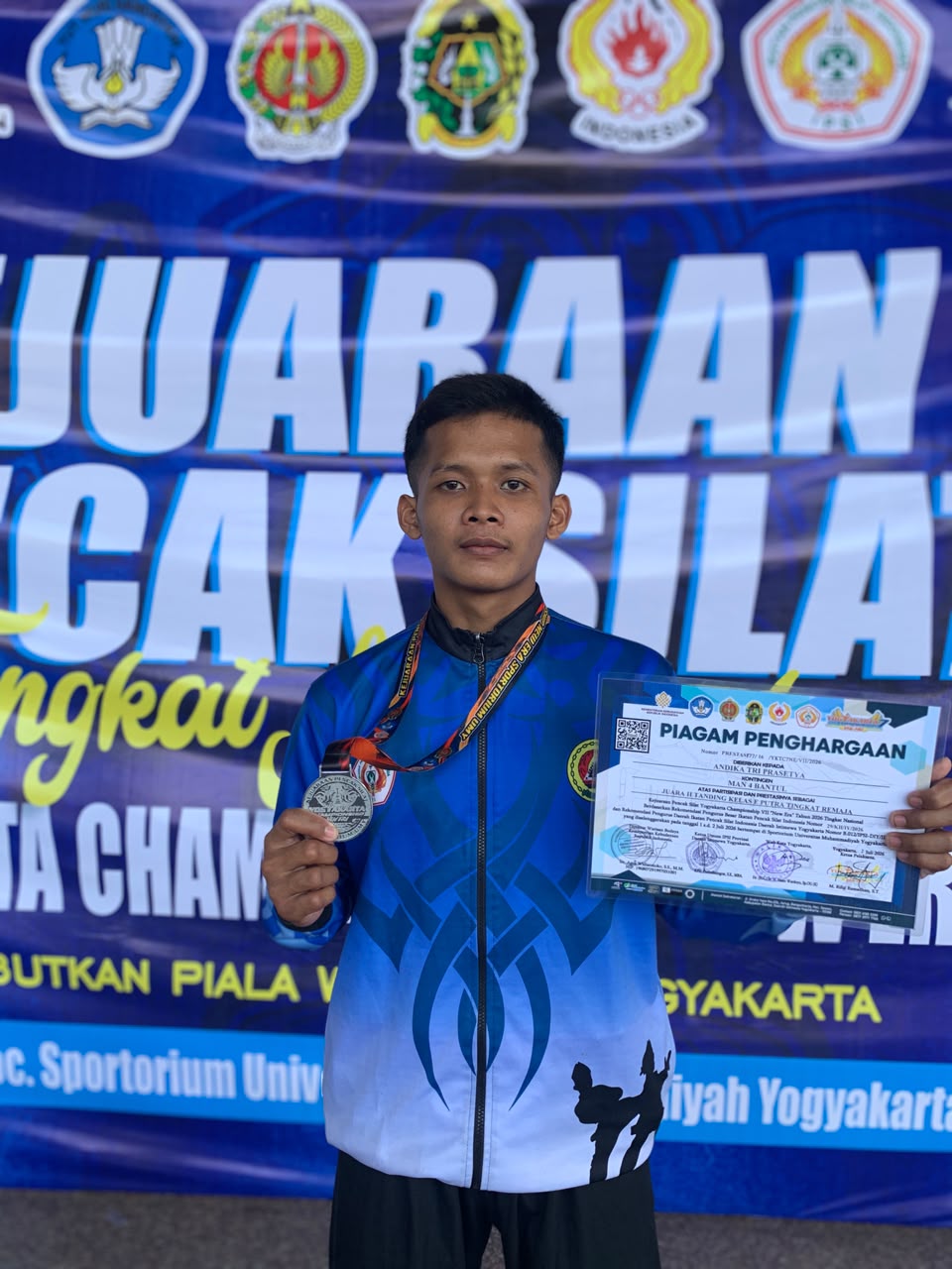Emas dari Arena Pencak Silat Nasional, Bukti Semangat Juang Murid MAN 4 Bantul
