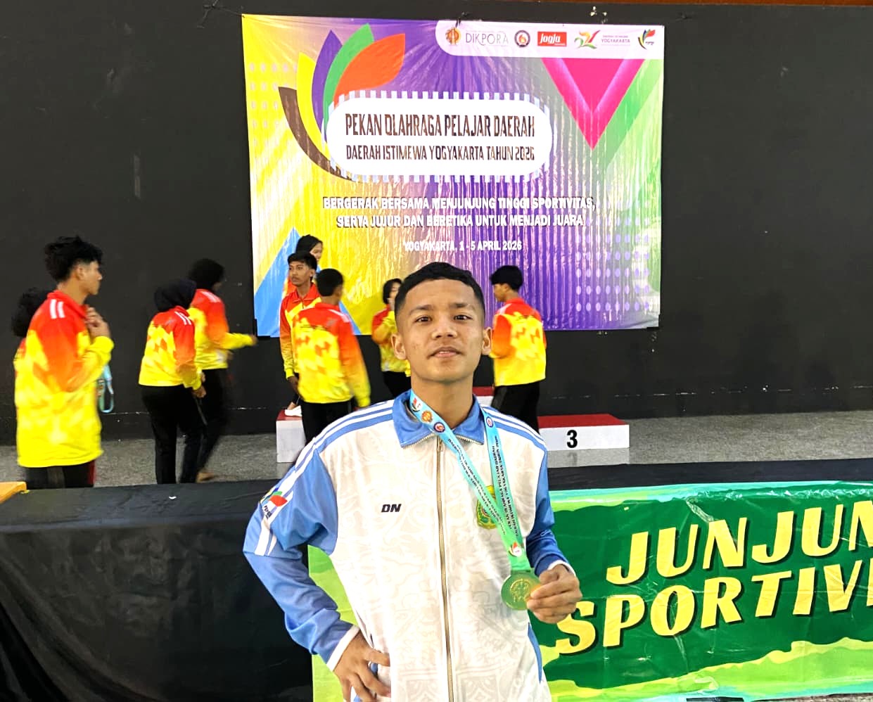 MAN 4 Bantul Bangga, Bagas Elvin Saputra Sabet Emas Lewat Aksi Memukau di POPDA DIY