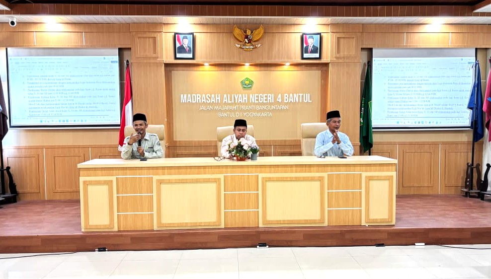 Tingkatkan Kedisiplinan Murid, MAN 4 Bantul Sosialisasikan Program Pembiasaan Baik