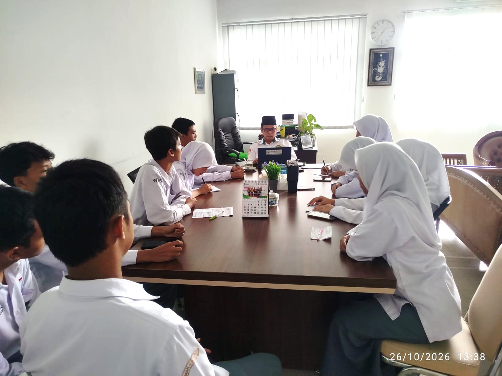 Tekankan Leadership dan Tanggung Jawab, Kepala MAN 4 Bantul Lakukan Pembinaan Ketua Organisasi Siswa
