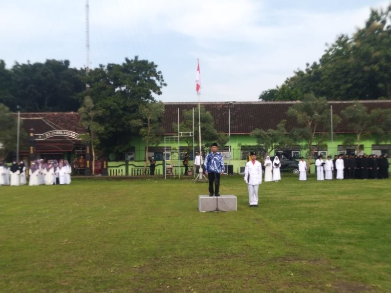 Upacara Kolaborasi Peringatan HSN 2022 MAN 4 Bantul Libatkan Panewu Banguntapan