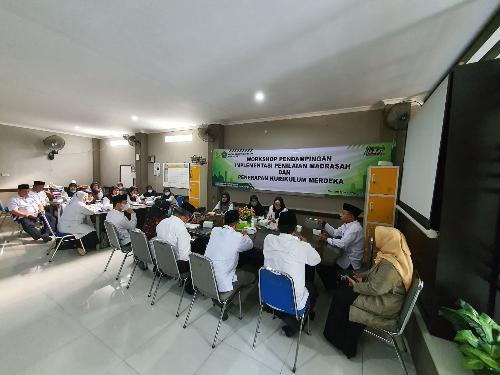 WORKSHOP PENDAMPINGAN IMPLEMENTASI PENILAIAN MADRASAH DAN PENERAPAN KURIKULUM MERDEKA